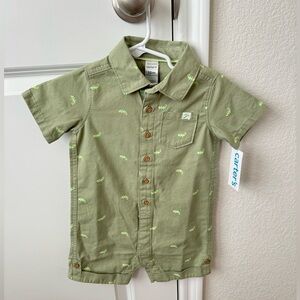 Carter’s Toddler Canvas Romper